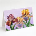 thumbnail image 1 of Purple & Yellow Iris Greeting Cards & Envelopes - Pack of 8, 1 of 1