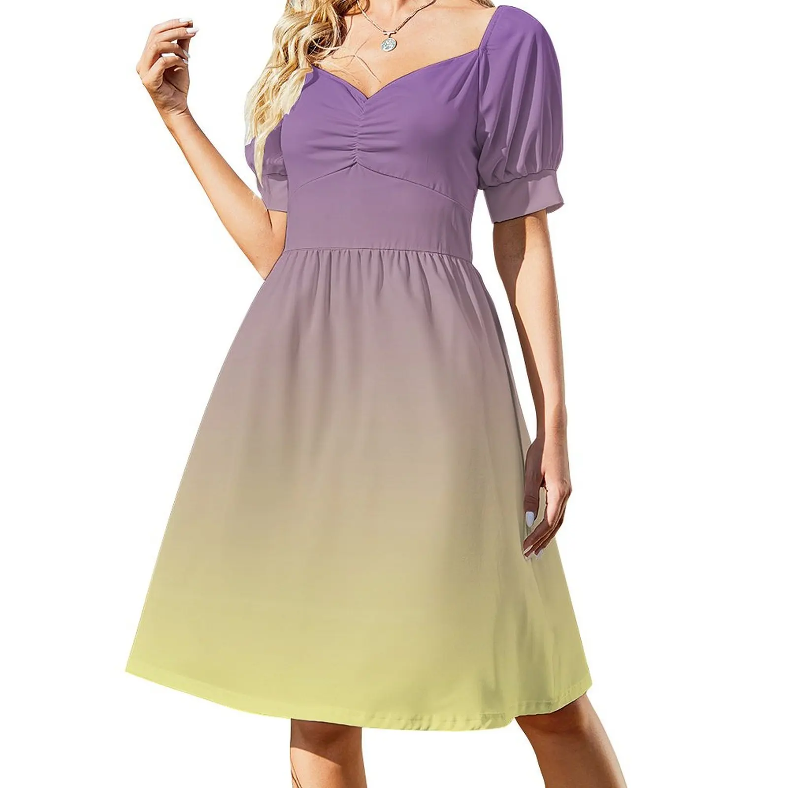 fitted lace wedding dress Elegant A-line Ombre Chiffon Maxi Long Bridesmaid Dresses