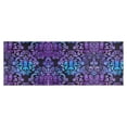 thumbnail image 1 of Purple and Blue Damask Pattern Kitchen Rug Mat,Kitchen Runner Rugs Non Skid Washable,Decorative Kitchen Floor Mats for Kitchen,Sink,Laundry,17"X47", 1 of 5