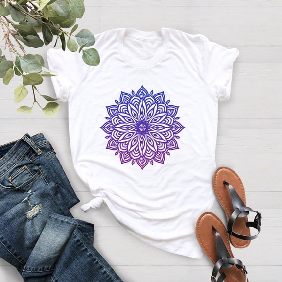 Purple and Blue Ombre Geometry Pattern Shirt, Cute Spring Shirt, Beautiful Ombre Design Unisex Shirt, Cute Shirt for Woman, Her Tshirt All Size S-5XL