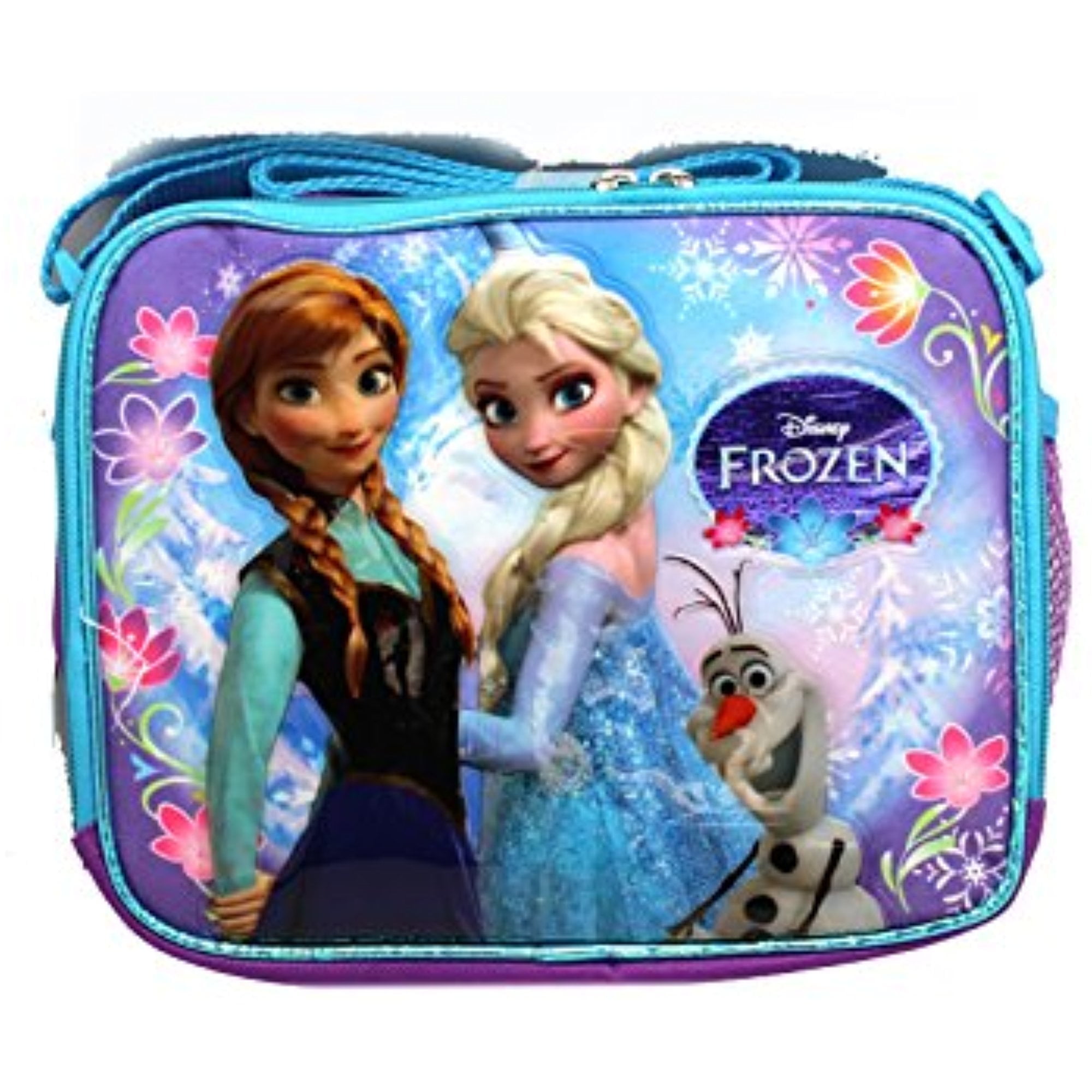Purple and Blue Sisters Stick Together Disney Frozen Lunch Bag