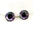 thumbnail image 1 of Purple and Green Human Glass Eyes, 1 of 5