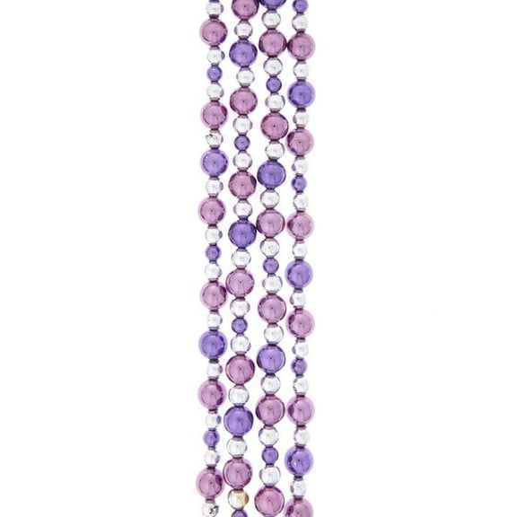 Purple and Silver Garland - 72 Inches