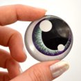 thumbnail image 1 of Purple and Teal Anime Glass Doll Eyes with Shines, 1 of 11