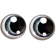 thumbnail image 1 of Purple and Teal Anime Glass Doll Eyes with Shines, 1 of 11