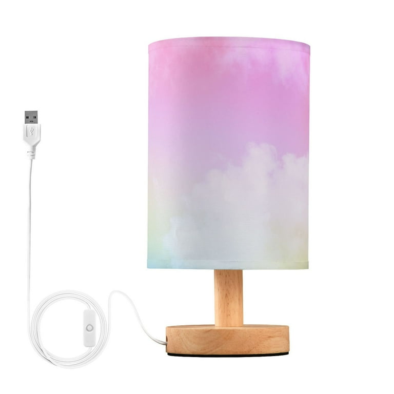 Rainbow bedside lamp deals