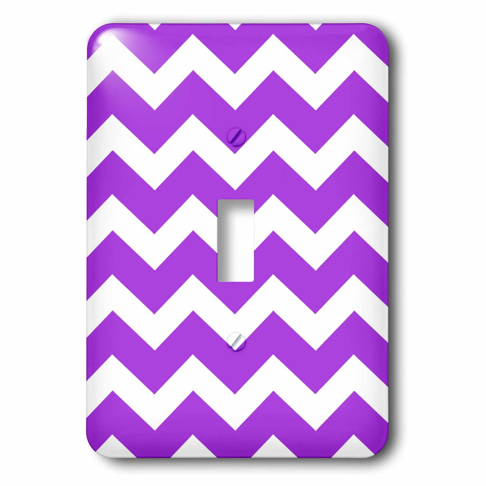 Purple and white zig zag chevron pattern. Stylish grape plum zigzags ...