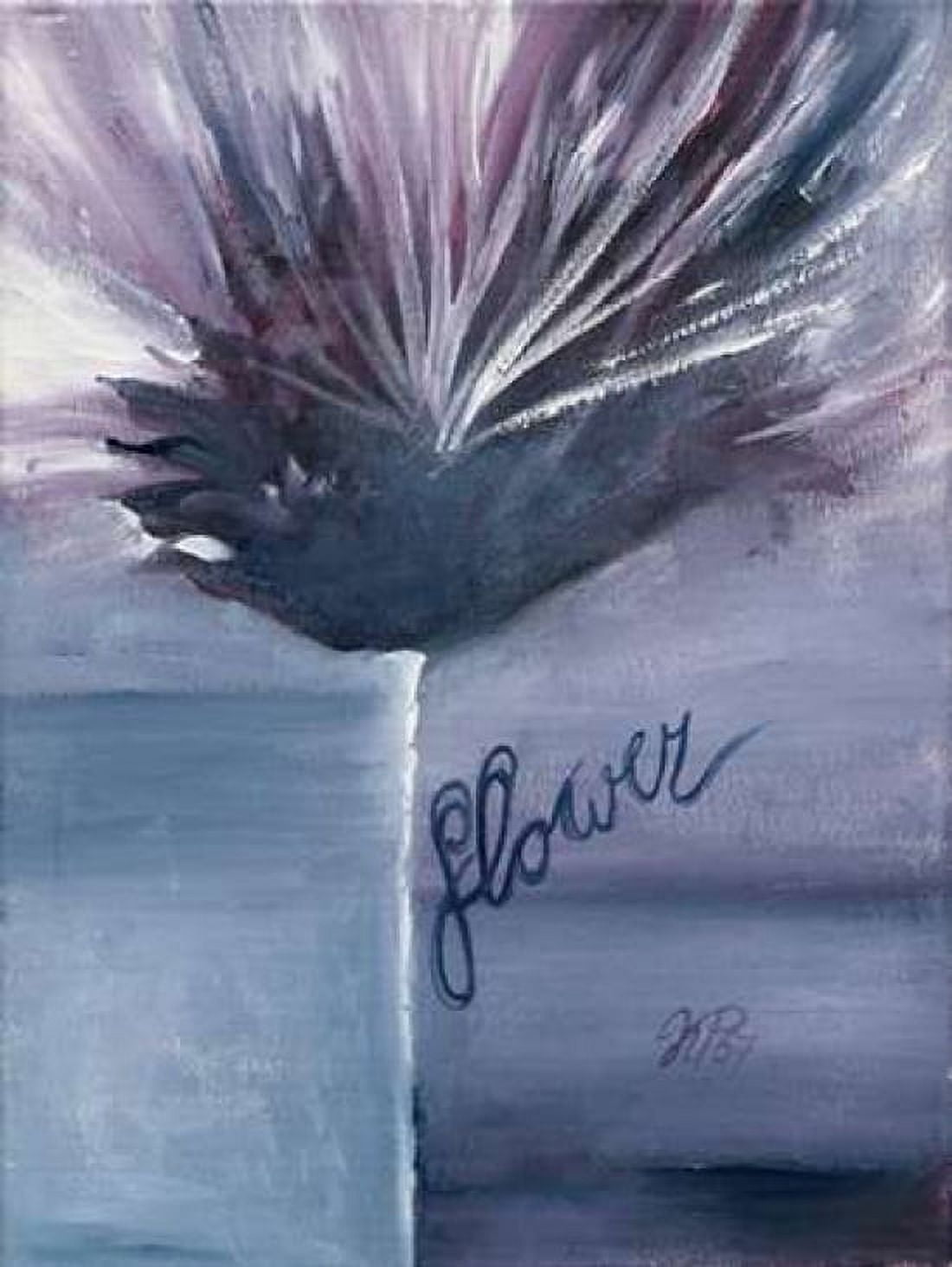 Purple bleu II Canvas Art - Kristel Peters (18 x 24)