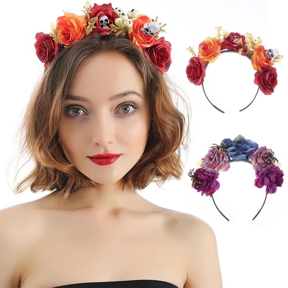 Purple hair accessories for women Faux Large Flower Decor Plastic Non-Slip Zig Zag Headbands, Adjustable Teeth Comb Hair Hoop, Daily Use, Yoga, Spa, Parties, Resin Cotton Blend One Size