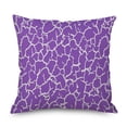 thumbnail image 1 of Purple pattern Decorative Cushion Cover Floral Pillow Case For Car Sofa Decor Pillowcase Home Pillows 45 x 45cm, 1 of 4