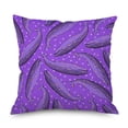thumbnail image 1 of Purple pattern Decorative Cushion Cover Floral Pillow Case For Car Sofa Decor Pillowcase Home Pillows 45 x 45cm, 1 of 4