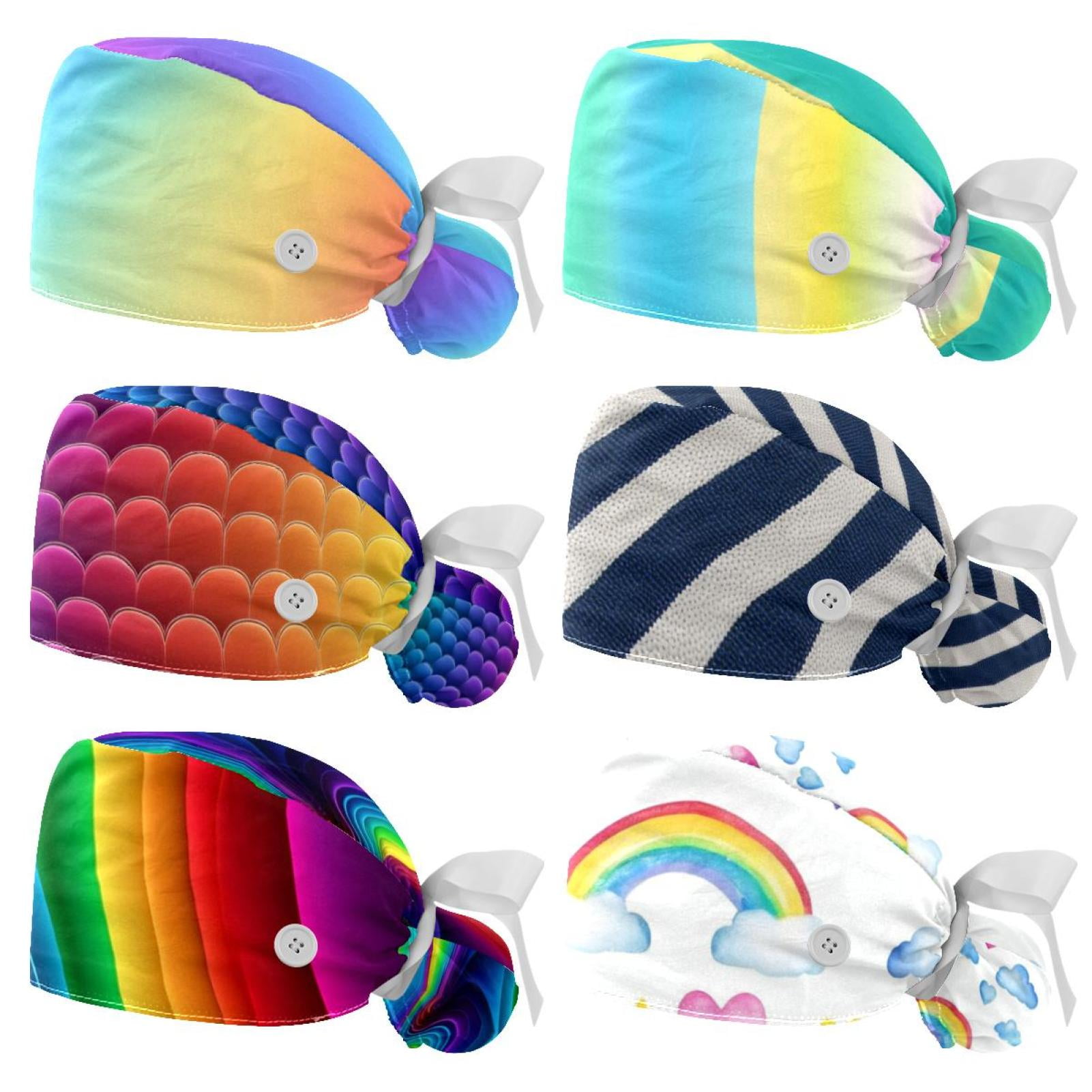 Purple strip cloth,Scrub caps women,Scrub cap men,Surgical caps,For the