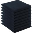 thumbnail image 1 of PurpleEssences 8 Pack Waffle Weave Solid Kitchen Dish Wash Cloths, 100% Cotton, 12x12 in - Black, 1 of 6