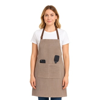 Shop Kitchen Aprons for Cooking and Baking | Brown - Walmart.com