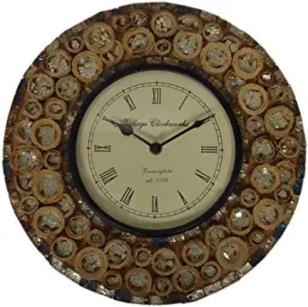 Purpledip Vintage Wall Clock California Forest: Handmade Designer Time ...