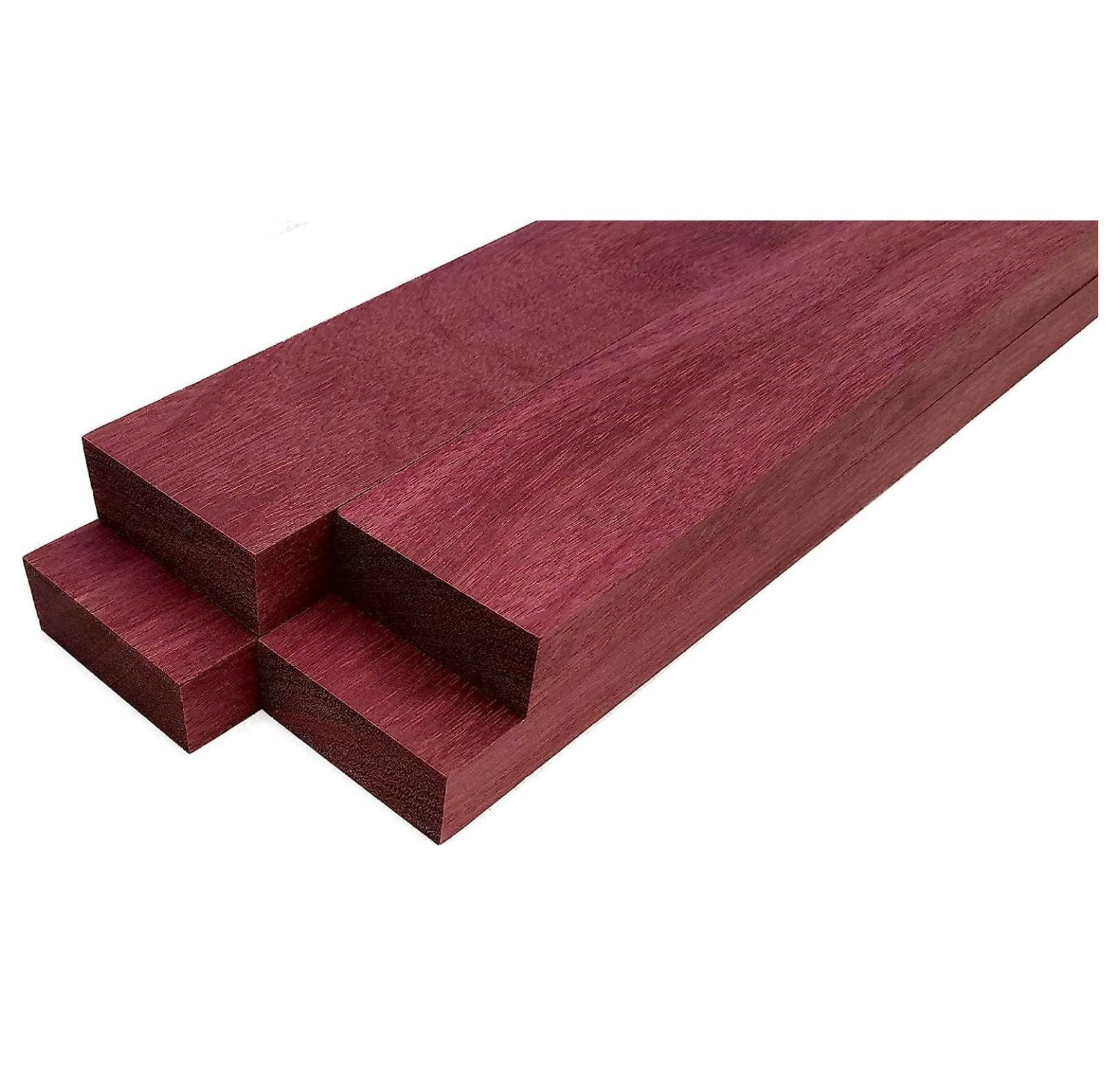 | Purpleheart Exotic Hardwood Lumber Board | 3/4' x 2' x 24' | Kiln Dried Lumber | Wood | 4 Pieces
