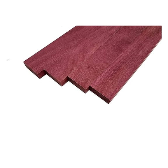 Purpleheart Lumber Board - 3/4" x 2" (4 Pieces) (3/4" x 2" x 24")