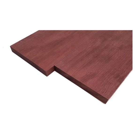 Purpleheart Lumber Board - 3/4" x 6" (2 Pieces) (3/4" x 6" x 18")