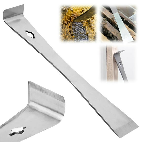 Purpose 2024 Upgrade Stainless Steel Pry Bar Scraper Set for Baseboard Removal and Nail Pulling Multifunctional Flat Pry Tool end start# s# stainless steel construction performance for precise