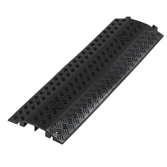 Purpose Cable and Hose Ramp Cover, 17", 500 lbs/Axle Capacity, Heavy Duty Solution for Floor Cords in Busy Areas - 3-Piece Set