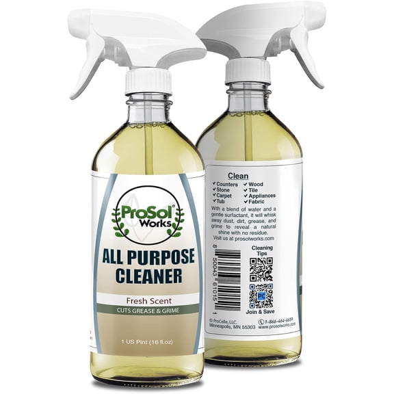 All Purpose Cleaner Cleaning Spray 16 oz - Multi Surface Cleaner Use to Clean Counters, Wood, Stone, Tile, Fabric, Tub & Appliances Revealing Natural Shine & Refreshing Scent