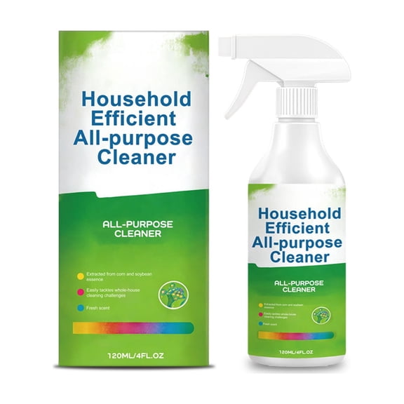 All Purpose Cleaner for Household Surfaces, Multi Surface Cleaner for Floors Tile Furniture, Daily Cleaner for Stains, 120ml Cleaning Spray for Kitchen Bathroom, Home Cleaning Solution