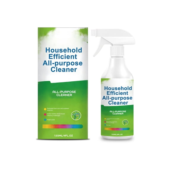 All Purpose Cleaner for Household Surfaces, Multi Surface Cleaner for Floors Tile Furniture, Daily Cleaner for Stains, 120ml Cleaning Spray for Kitchen Bathroom, Home Cleaning Solution