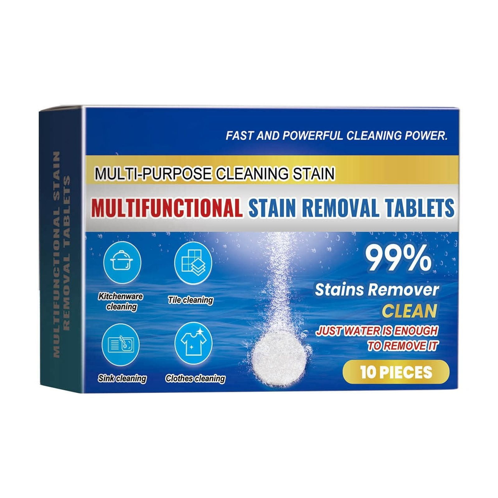 Purpose Decontamination Cleaning Tablets Kitchen Bathroom Cleaning Dirt ...