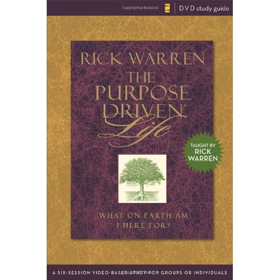 Pre-Owned The Purpose Driven Life Dvd Study Guide: A Six-session Video-based Study for Groups or Individuals (Paperback) 031027866X 9780310278665
