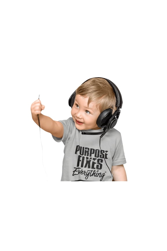 ® Infant Fine Jersey Tee, 6M-24M, Black Letters