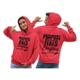 thumbnail image 1 of Purpose Fixes Everything® Unisex Premium Cotton Hoodie,S-2XL, Black Letters, 1 of 8