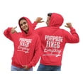 thumbnail image 1 of Purpose Fixes Everything® Unisex Premium Cotton Hoodie,S-2XL, White Letters, 1 of 8