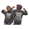 thumbnail image 1 of Purpose Fixes Everything® Unisex Premium Cotton Hoodie,S-2XL, White Letters, 1 of 8