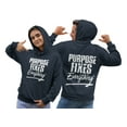 thumbnail image 1 of Purpose Fixes Everything® Unisex Premium Cotton Hoodie,S-2XL, White Letters, 1 of 8