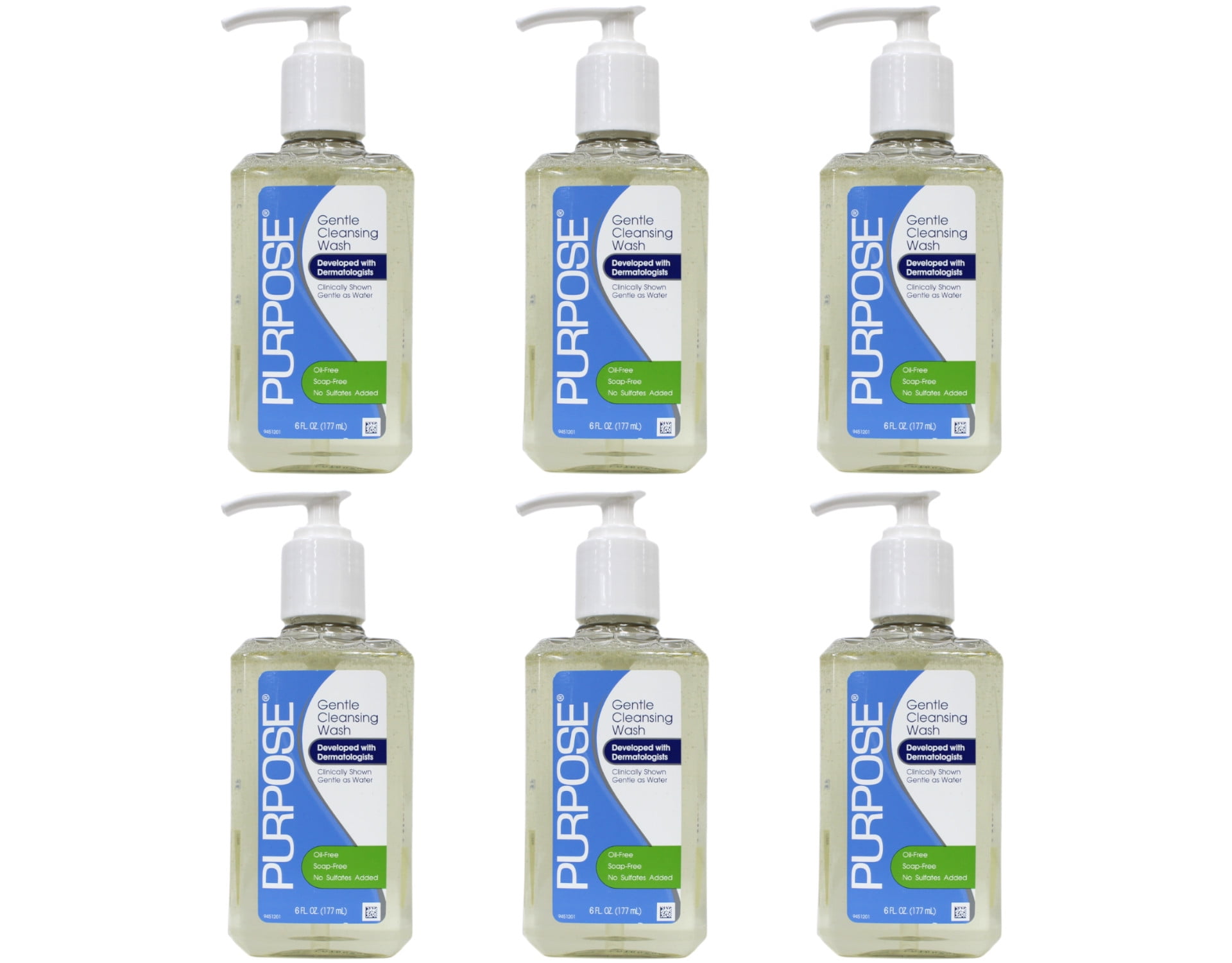 Purpose Gentle Cleansing Wash, 6-Ounce  6 oz (Pack of 6)