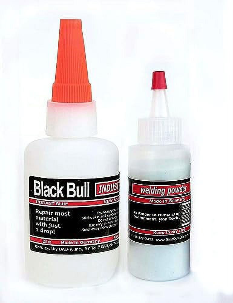 All Purpose German Glue Kit2F (20g Glue+Welding Powder). Best Glue Fill Hole Crack for Repair Porcelain Glue for Ceramic Plastic Glue for Wood Glue for Metal Glue for Vinyl Glue for Rubber
