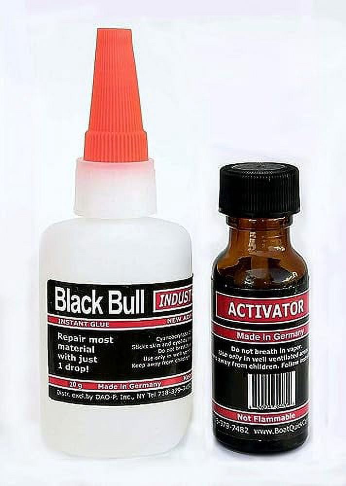 All Purpose Glue Kit2A (20g Glue+Activator) Best Instant Glue for Repair Plastic Glue for Wood Glue for Metal Glue for Ceramic Glue for Vinyl Glue for Porcelain Glue for Rubber Glue for Leather