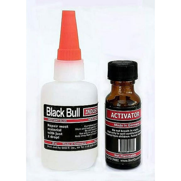 All Purpose Glue Kit2A (20g Glue+Activator) Best Instant Glue for Repair Plastic Glue for Wood Glue for Metal Glue for Ceramic Glue for Vinyl Glue for Porcelain Glue for Rubber Glue for Leather