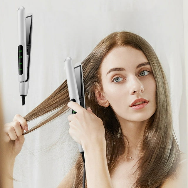Purpose Hair Iron For Straight And Curly Hair With LCD Display Natural
