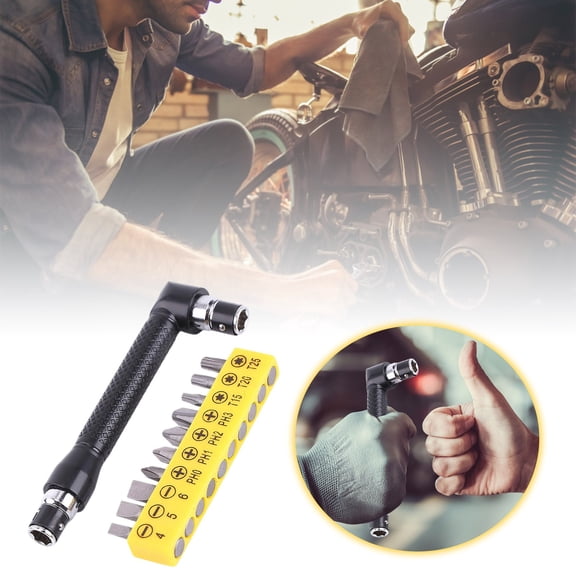 Purpose L Shaped Double Ended 1/4" Hex Socket Ergonomic Handle Suitable For Home And Garage Use 6239ni Car Necessities 24 in 1 Multipurpose Screwdriver Carpentry Set 3 Point Screwdriver Cmmt12024