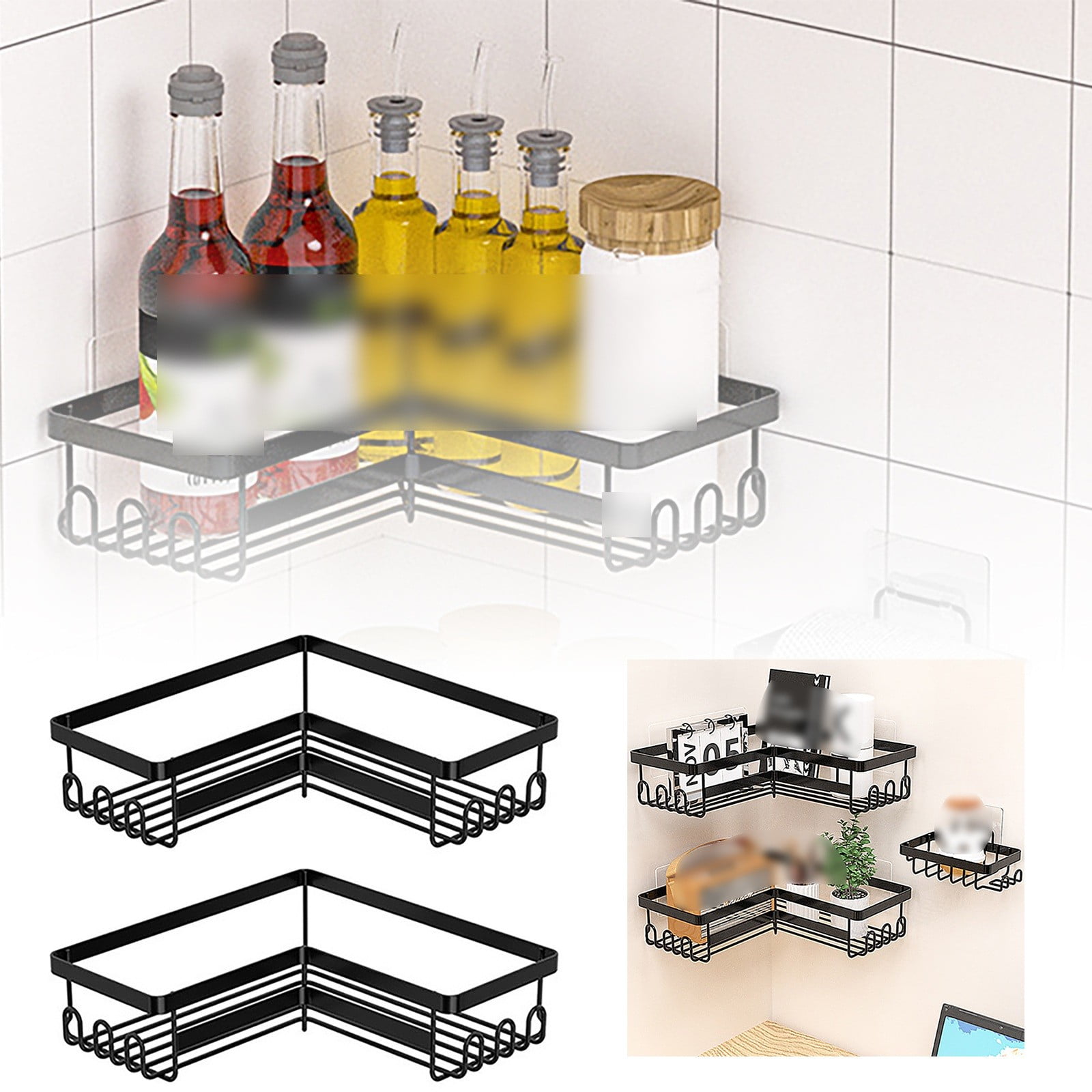 Purpose Metal Rack For Bathroom Kitchen Bedroom Storage Solutions ...