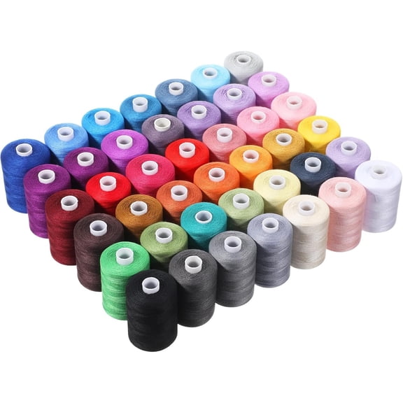 Purpose Sewing Thread 42 Color Sewing Thread 1000 Yards per Spool Polyester Threads for Sewings Mini Threads Spool for Hand and Machine Sewings