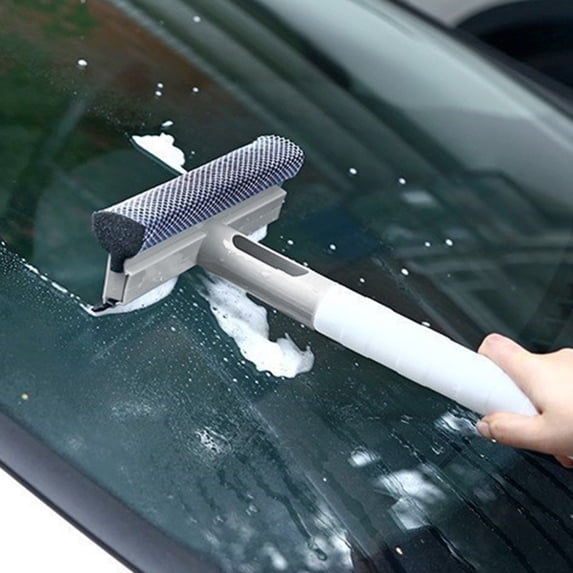 All Purpose Shower Squeegee for Glass Doors, Mirrors & Cars | No Streak Cleaning Tool for Bathroom, Window & Tile | Ergonomic Grip, 13.19 Inch | 1 Pack