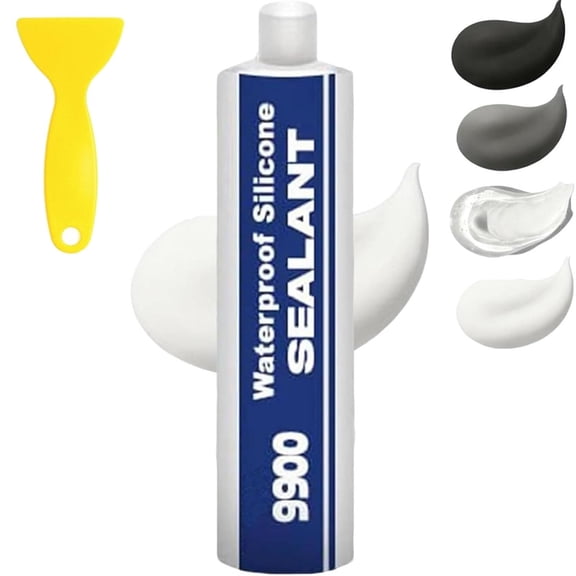 All Purpose Super-Bonding Structural Sealant, High Strength Silicone and Waterproof Adhesive 9900, 300g UV Resistant Construction Sealant for Driveway Marine Roof Bathroom Tile