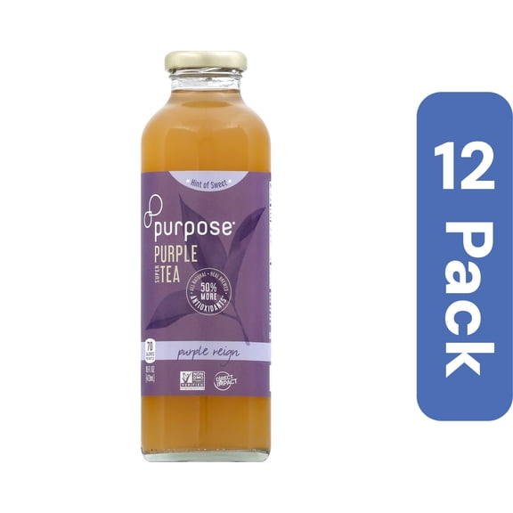 Purpose Tea Purple Reign Tea 16 oz (Pack Of 12)