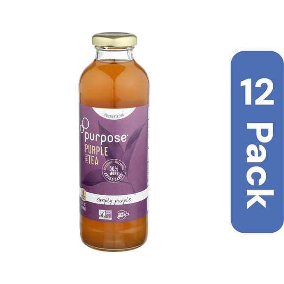 Purpose Tea Unsweetened Purple 16 oz (Pack Of 12)