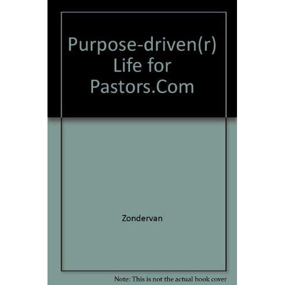 Pre-Owned Purpose-driven(r) Life for Pastors.Com Paperback