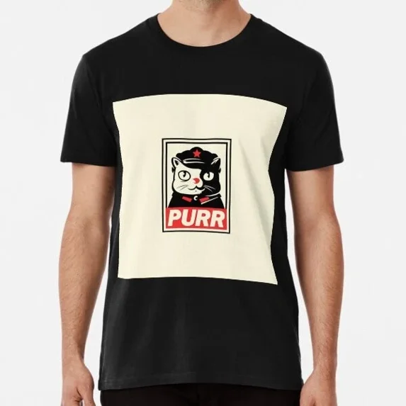 Purr Cat Made in Australia Tshirt S to 2XL