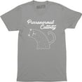 thumbnail image 1 of Purranormal Cativity - Cute Scary Ghost Cat Hallowen Men's T-Shirt, 1 of 4