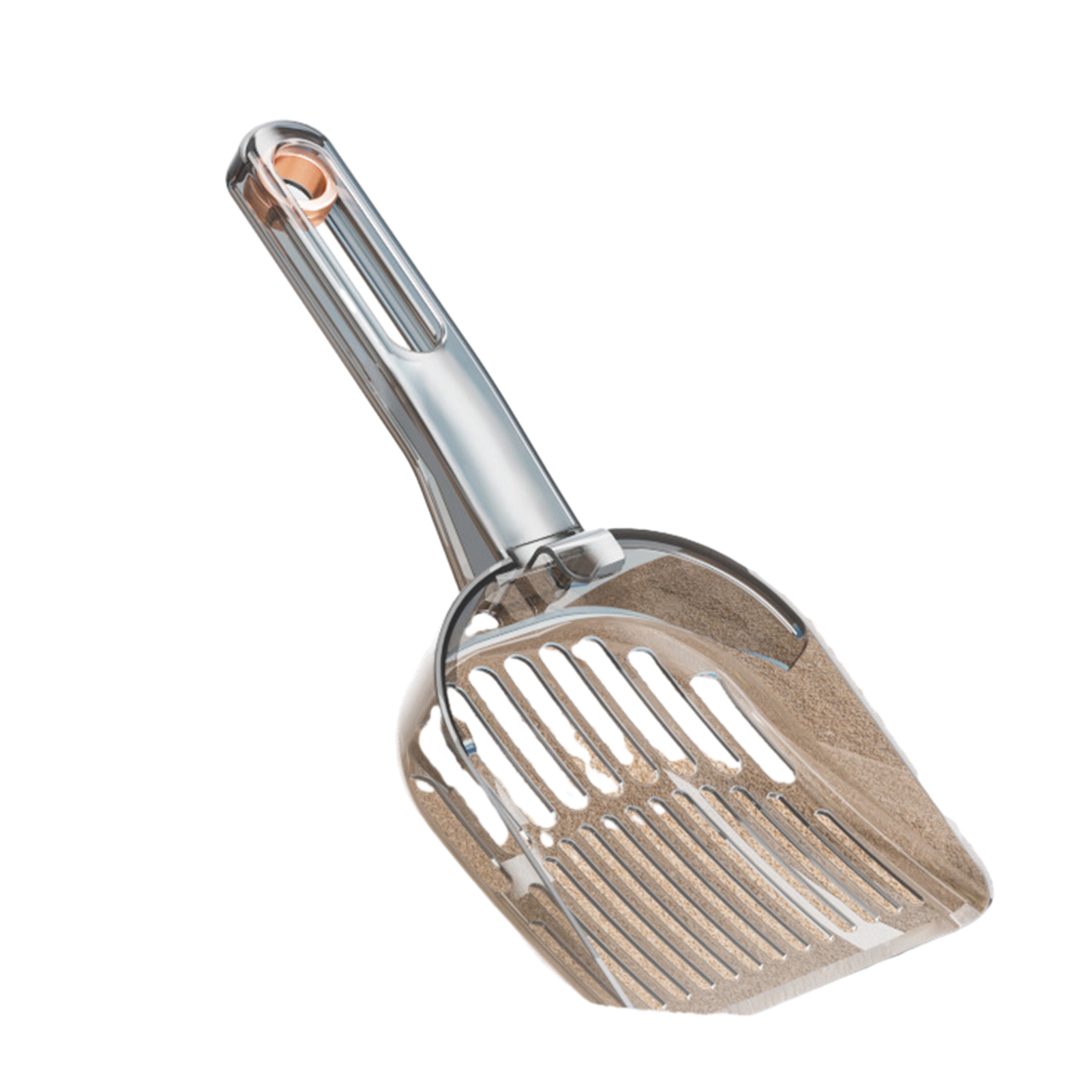 Purrfect Cat Litter Scooper with Ergonomic Handle Widened Hollowout